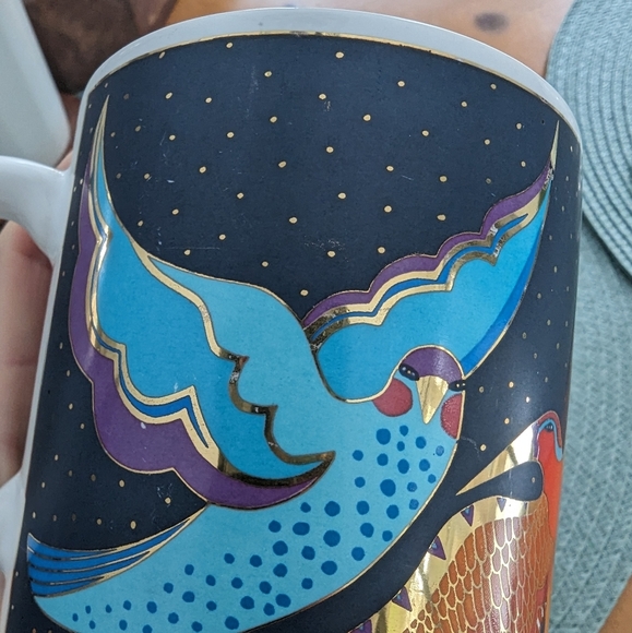 Night Birds 1991 Vintage Laurel Burch Mug - Picture 12 of 13